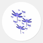 Sticker Rond Dragonfly (Devant)