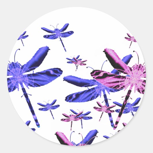 Sticker Rond Dragonfly (Devant)