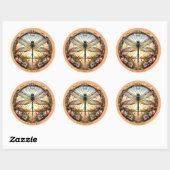 Sticker Rond Dragonfly Dreams (Feuille)