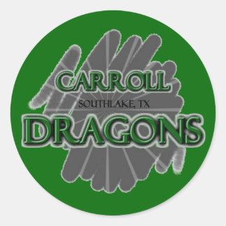 Sticker Rond Dragons de Carroll de Southlake - Southlake, TX