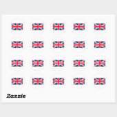 Sticker Rond Drapeau (Feuille)