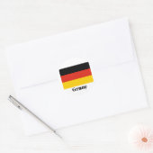 Sticker Rond Drapeau allemand (Enveloppe)