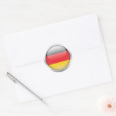 Sticker Rond Drapeau allemand à Orb (Enveloppe)