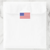 Sticker Rond Drapeau américain (Sac)