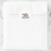 Sticker Rond Drapeau Américain 2025 Golfe Du Mexique (Sac)