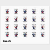 Sticker Rond Drapeau Américain 2025 Golfe Du Mexique (Feuille)