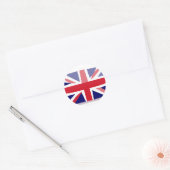 Sticker Rond drapeau anglais (Enveloppe)