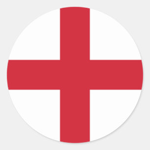 Sticker Rond drapeau anglais