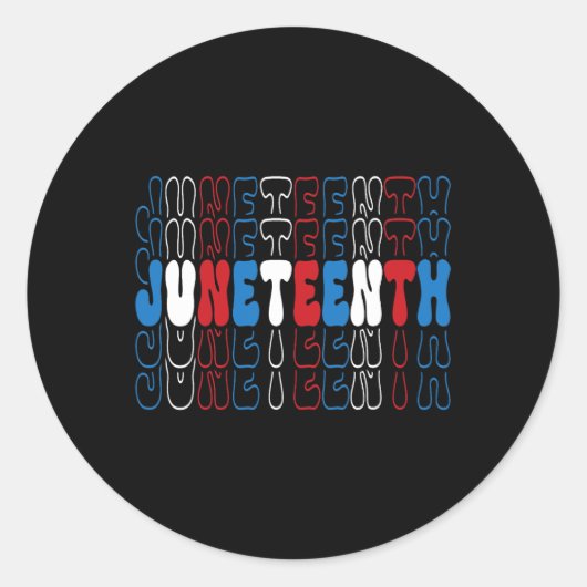 Sticker Rond Drapeau bleu rouge 1 (Devant)