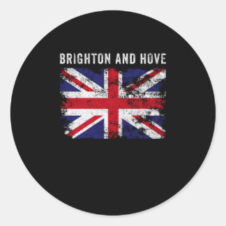Sticker Rond Drapeau Britannique Brighton Et Hove Cool De Souve