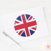 Sticker Rond Drapeau britannique patriotique Classic Round St (Enveloppe)