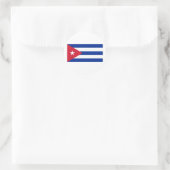 Sticker Rond Drapeau Cuba (Sac)