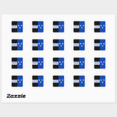 Sticker Rond Drapeau d'Aargau (Feuille)