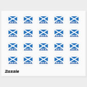 Sticker Rond Drapeau d'Alba (Feuille)