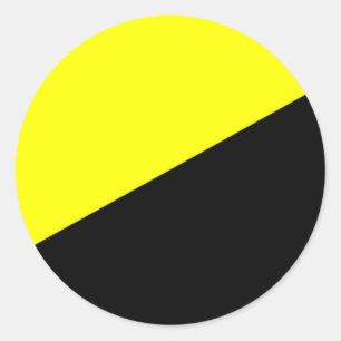 Sticker Rond Drapeau d'Anarcho-Capitaliste