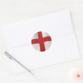 Sticker Rond Drapeau d'Angleterre (Enveloppe)