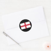 Sticker Rond Drapeau d'Angleterre (Enveloppe)