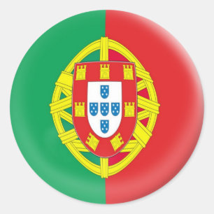 Sticker Rond drapeau de 6 grand d'autocollants Portugais du
