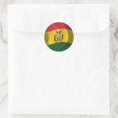 Sticker Rond Drapeau de Bolivie (Sac)