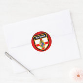 Sticker Rond Drapeau de Bologne (Enveloppe)