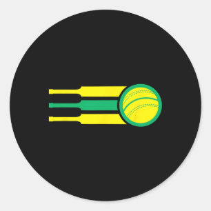 Sticker Rond Drapeau de fan de cricket d'équipe d'Australie Équ