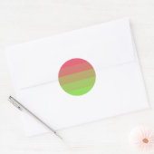 Sticker Rond Drapeau de fierté Aroflux (Enveloppe)
