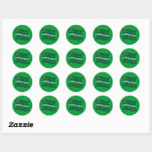 Sticker Rond Drapeau de fierté en cuir (Feuille)