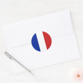 Sticker Rond Drapeau de France (Enveloppe)