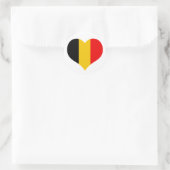 Sticker Rond drapeau de la Belgique (Sac)