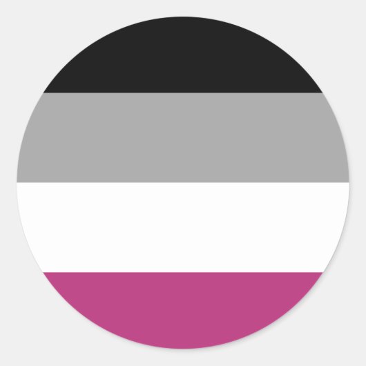 Sticker Rond Drapeau de la Gynephilia Pride (Devant)