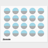 Sticker Rond Drapeau de la Pride (Feuille)