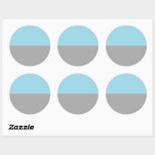Sticker Rond Drapeau de la Pride (Feuille)