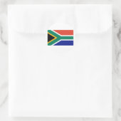 Sticker Rond Drapeau de l'Afrique du Sud (Sac)