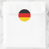 Sticker Rond Drapeau de l'Allemagne (Sac)