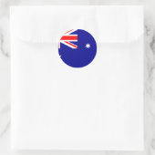 Sticker Rond Drapeau de l'Australie (Sac)