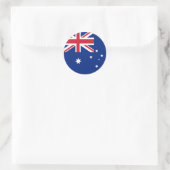 Sticker Rond Drapeau de l'Australie (Sac)
