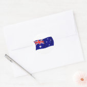 Sticker Rond Drapeau de l'Australie (Enveloppe)