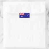 Sticker Rond Drapeau de l'Australie (Sac)