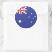Sticker Rond Drapeau de l'Australie (Sac)