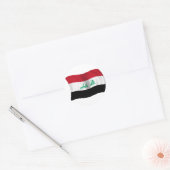 Sticker Rond Drapeau de l'Irak (Enveloppe)
