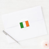 Sticker Rond Drapeau de l'Irlande (Enveloppe)