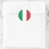 Sticker Rond Drapeau de l'Italie (Sac)