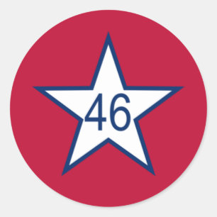Sticker Rond Drapeau De L'Oklahoma