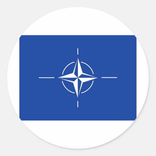 Sticker Rond Drapeau de l'ONT (Devant)