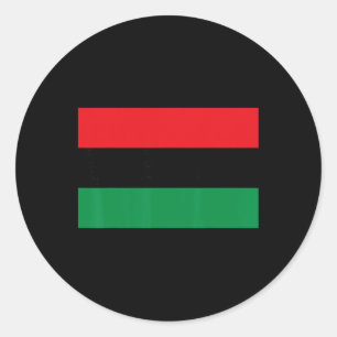 Sticker Rond Drapeau de l'Unia panafricaine Carte du continent