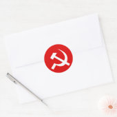 Sticker Rond Drapeau de l'URSS (Enveloppe)