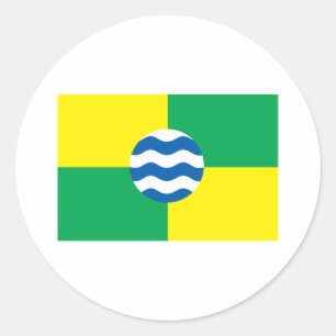 Sticker Rond Drapeau de Nairobi