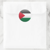 Sticker Rond Drapeau de Palestine (Sac)