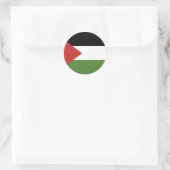 Sticker Rond Drapeau de Palestine (Sac)