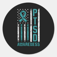 Drapeau De Sensibilisation Du Ptsd Post Trouble De